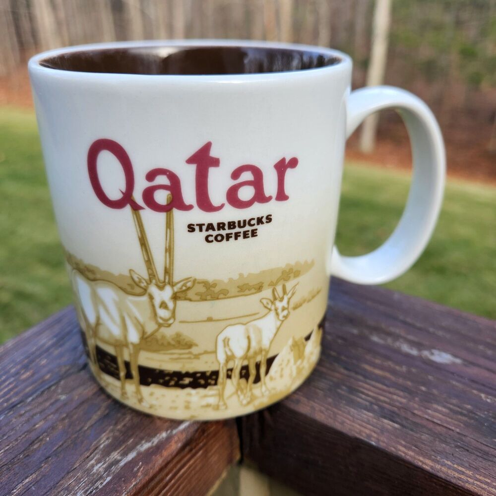 Starbucks QATAR Coffee Mug Global Icon Collector Series 2016 16 oz Cup Tea